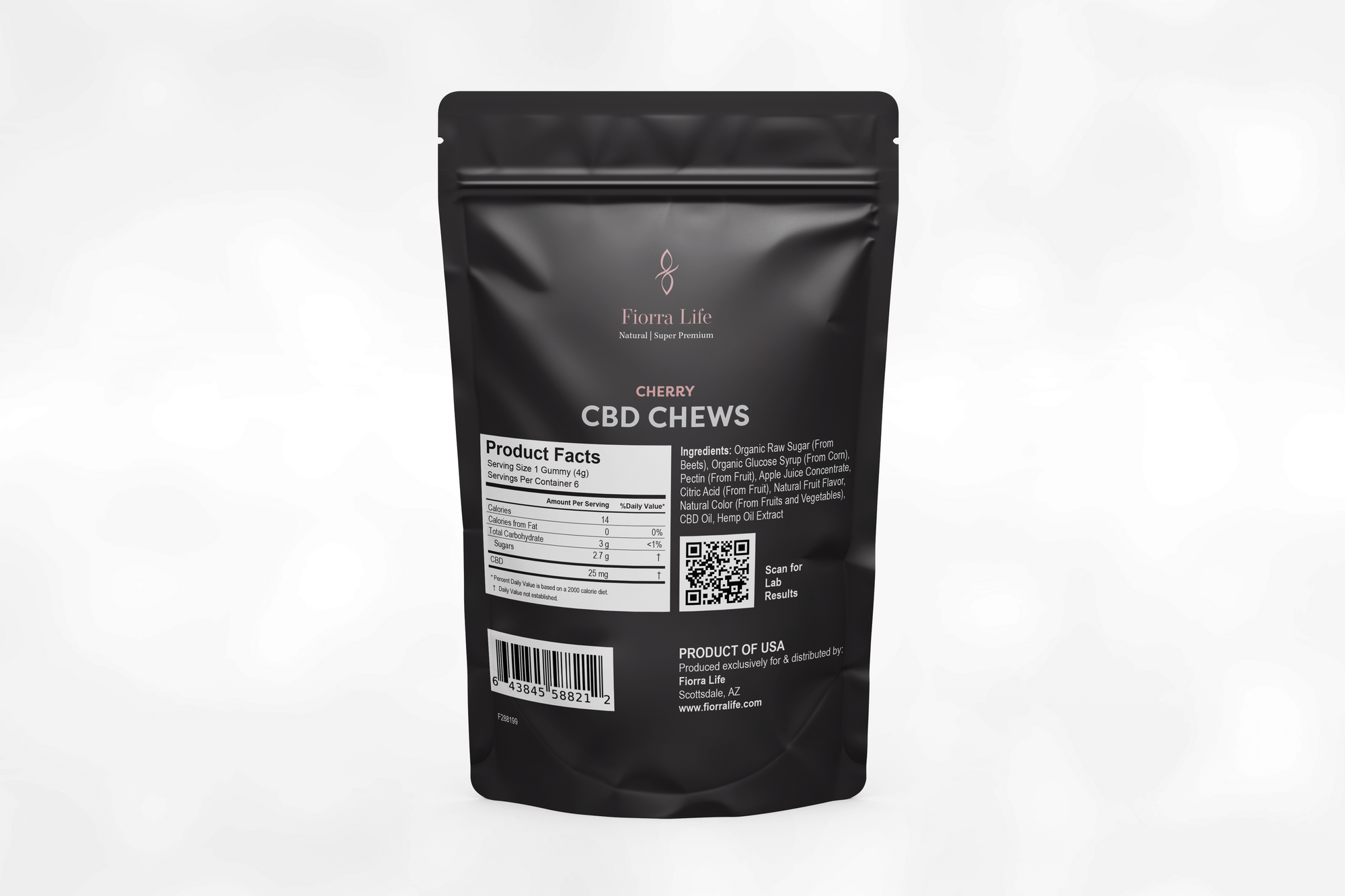 CBD Chews Black Cherry - 12 pcs