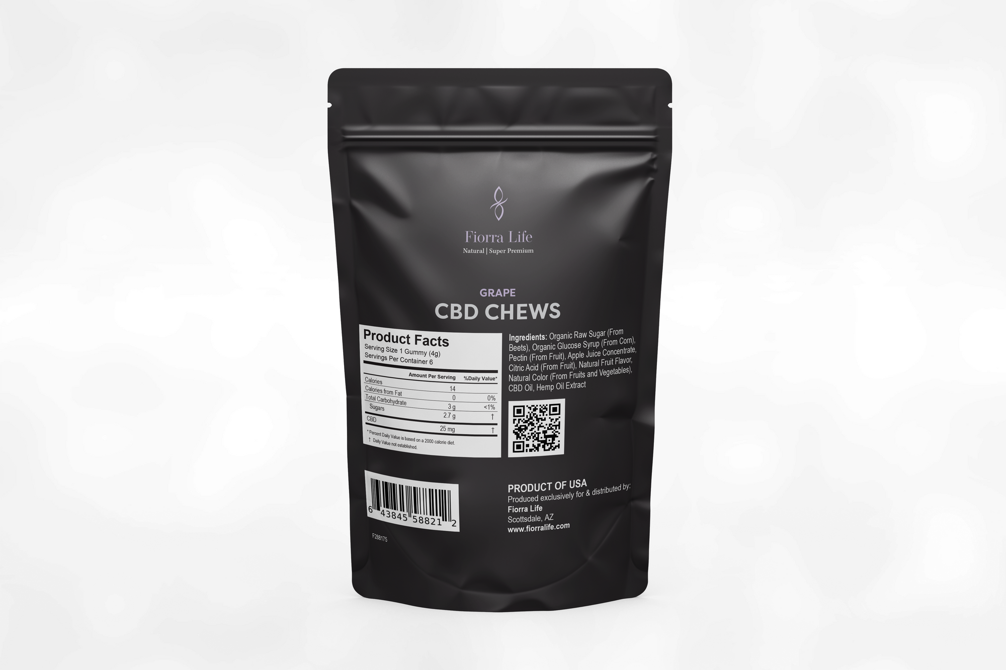 CBD Chews Grape - 6 pcs